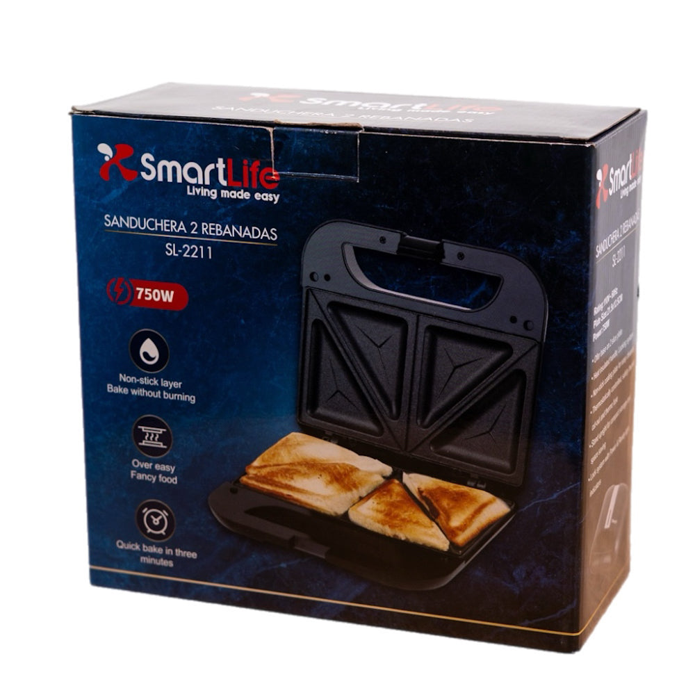 Sanduchera 2 rebanadas Smart Life envio a todo Ecuador.
