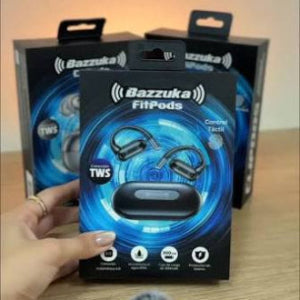 Audífonos Bazzuka FitPods Inalámbricos Deportivos Bluetooth IPX6